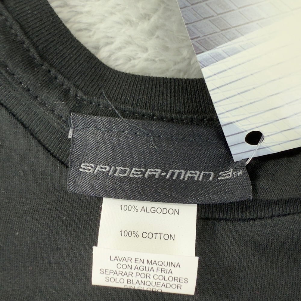 Spiderman 3 NWT Women's Size Medium 2007 Promo T-Shirt Black - Picture 9 of 9